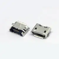 Шт. 10 шт. Micro Тип usb B Женский 5Pin SMT разъем Jack Порт разъемов печатной платы - изображение