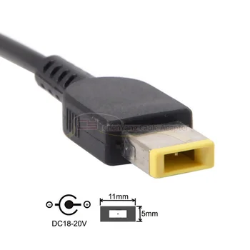 

10PCS/USB 3.1 Type C USB-C to Rectangle 11.0*5.0mm Power Plug PD Emulator Trigger Charge Cable for Lenovo ThinkPad X1 Carbon