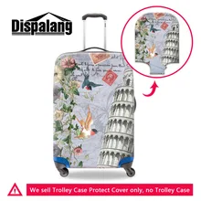 Аксессуары для путешествий известный сайт 3D печать багажа защитный чехол для 18-30 дюймов тележка Водонепроницаемый Эластичный чехол для чемодана