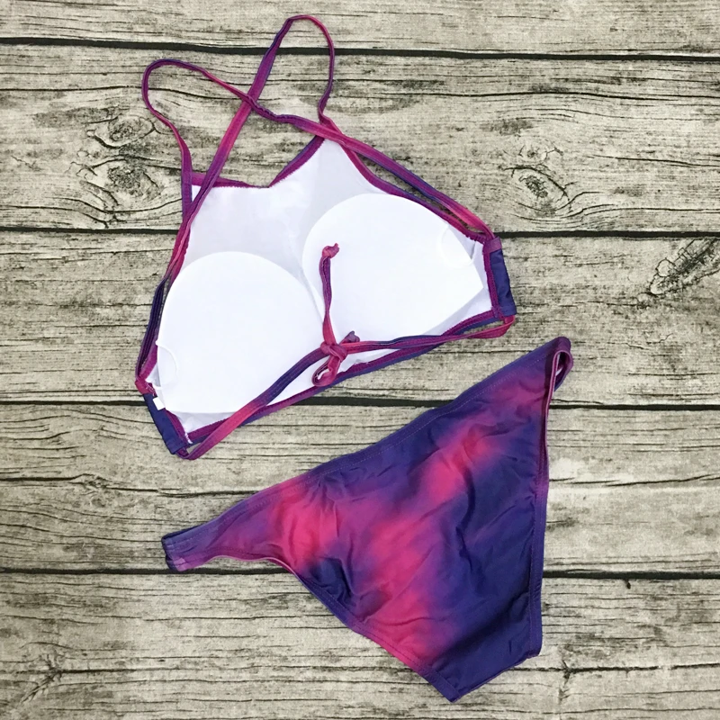 Sexy Summer Swimsuits String Bikini Set 2019 Print Swimwear Women
