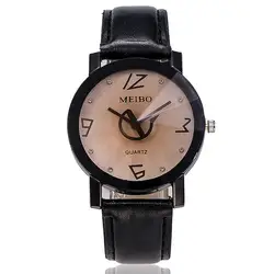 Повседневные красивые бизнес часы для мужчин и женщин модные простые часы кожаный ремень кварцевые наручные часы Relogio Feminino Masculino Saat