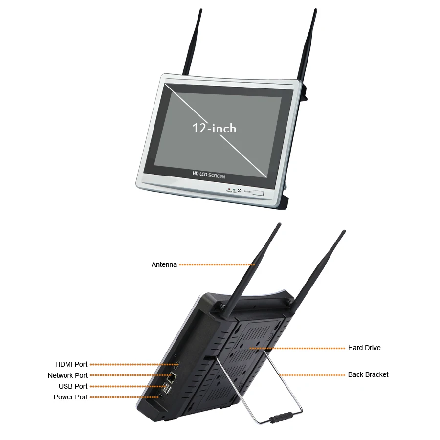 NVR Wi-Fi беспроводной безопасности системный комплект для фотокамеры cctv 4 ТБ HDD 720 P/1080 P Full HD 8CH 1MP/2MP водонепроницаемый ИК-вырез Открытый комплект ip-камеры