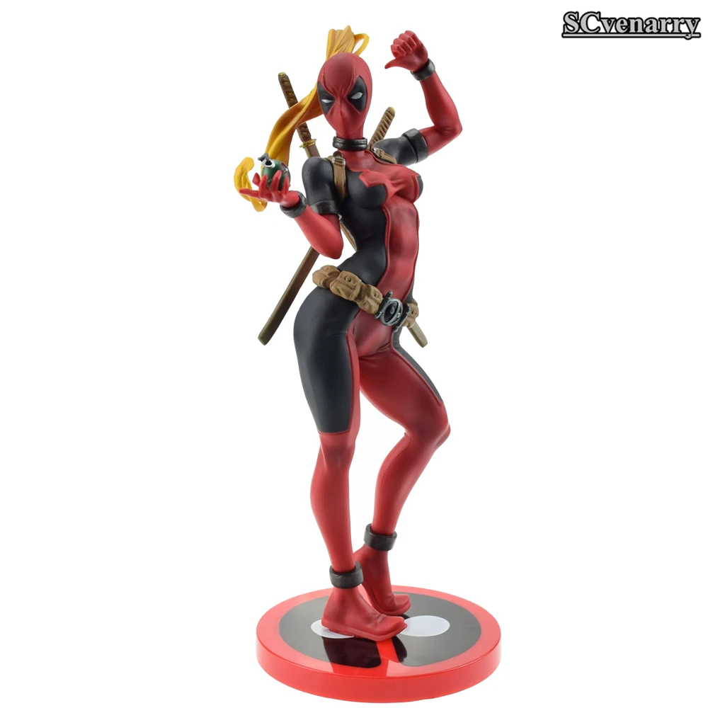 Marvel Bishoujo Statue X-Men Lady Deadpool PVC Figure Figurine Statue New In Box