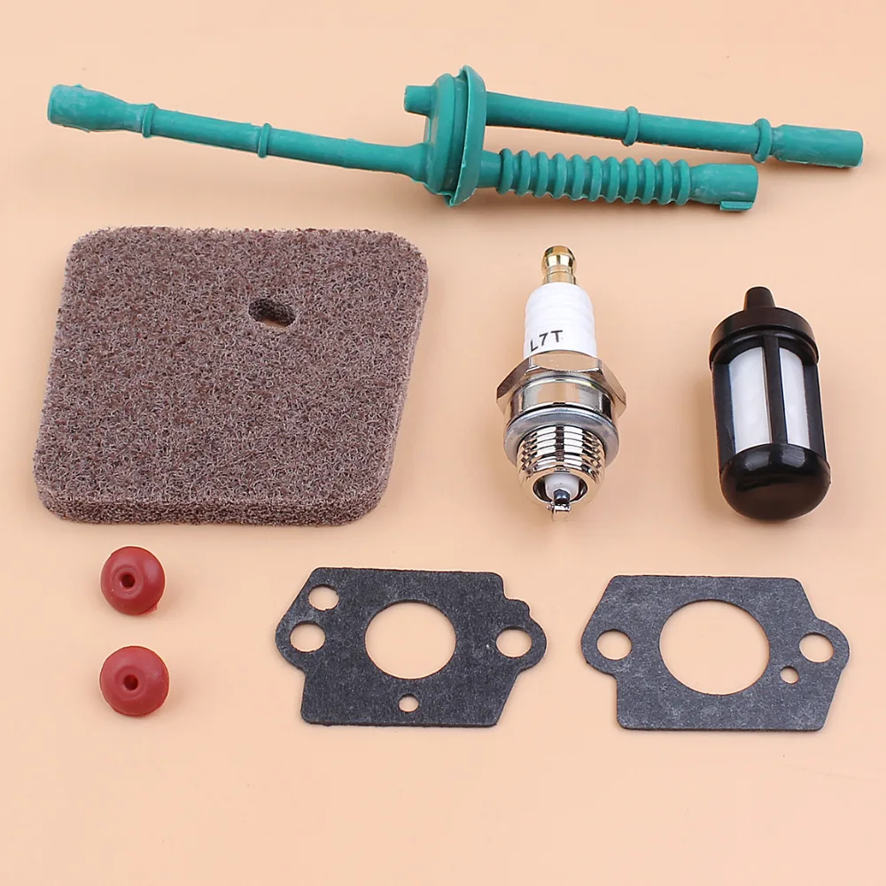 

Green Fuel Hose Air Filter Carburetor Check Valve Kit For STIHL FC100 FC110 FC55 FS100 FS100R FS110 FS110R FS130 FS130R Strimmer