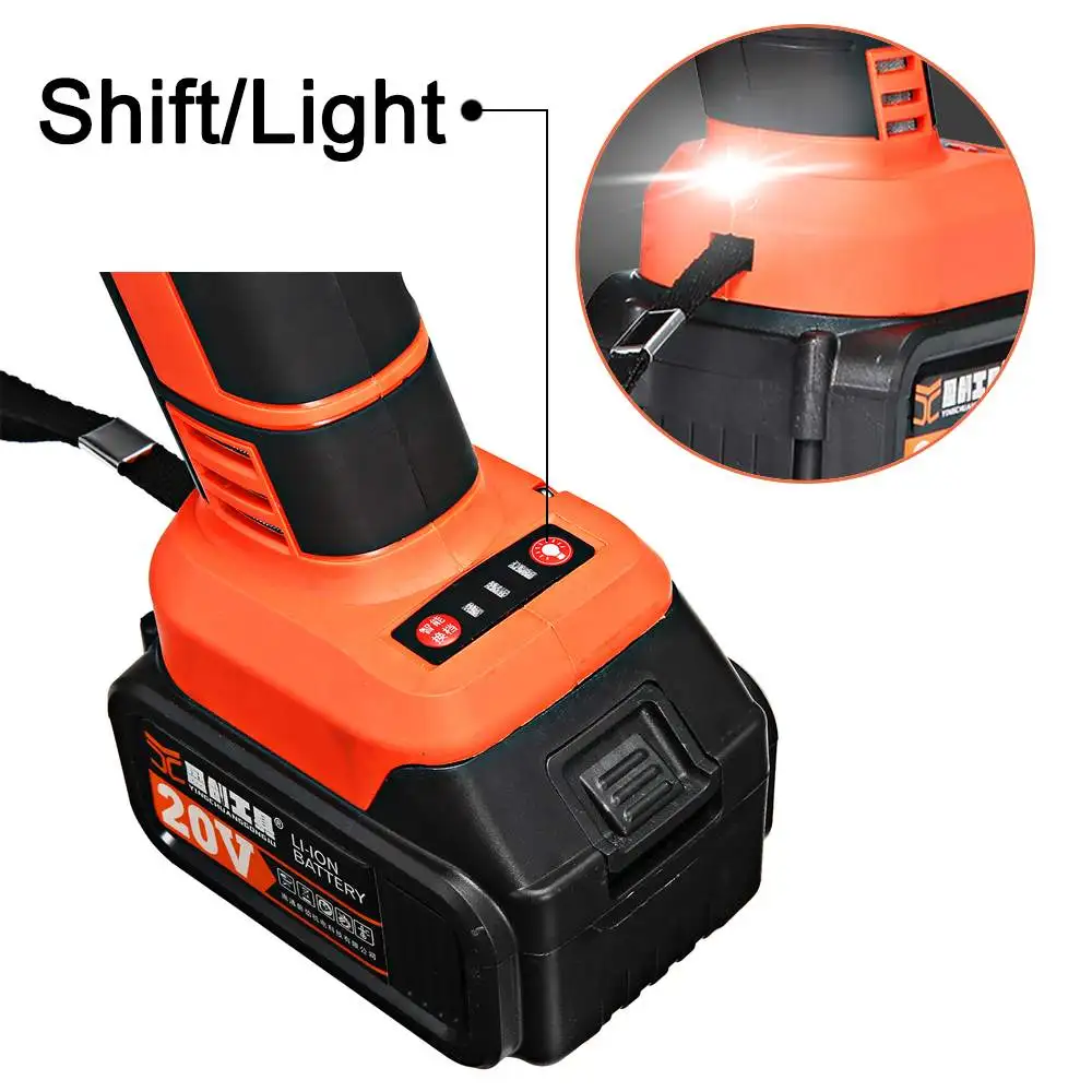 Wireless Electric Angle Grinder Cordless Polisher 3000mah Li-ion Battery Hand Cutting Machine Tool 1 Battery