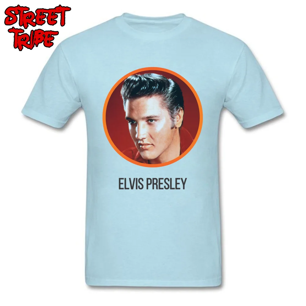 100% Cotton Male Short Sleeve elvis presley rebel829yy T-Shirt Cool T Shirt Newest Europe Crew Neck Clothing Shirt elvis presley rebel829yy light