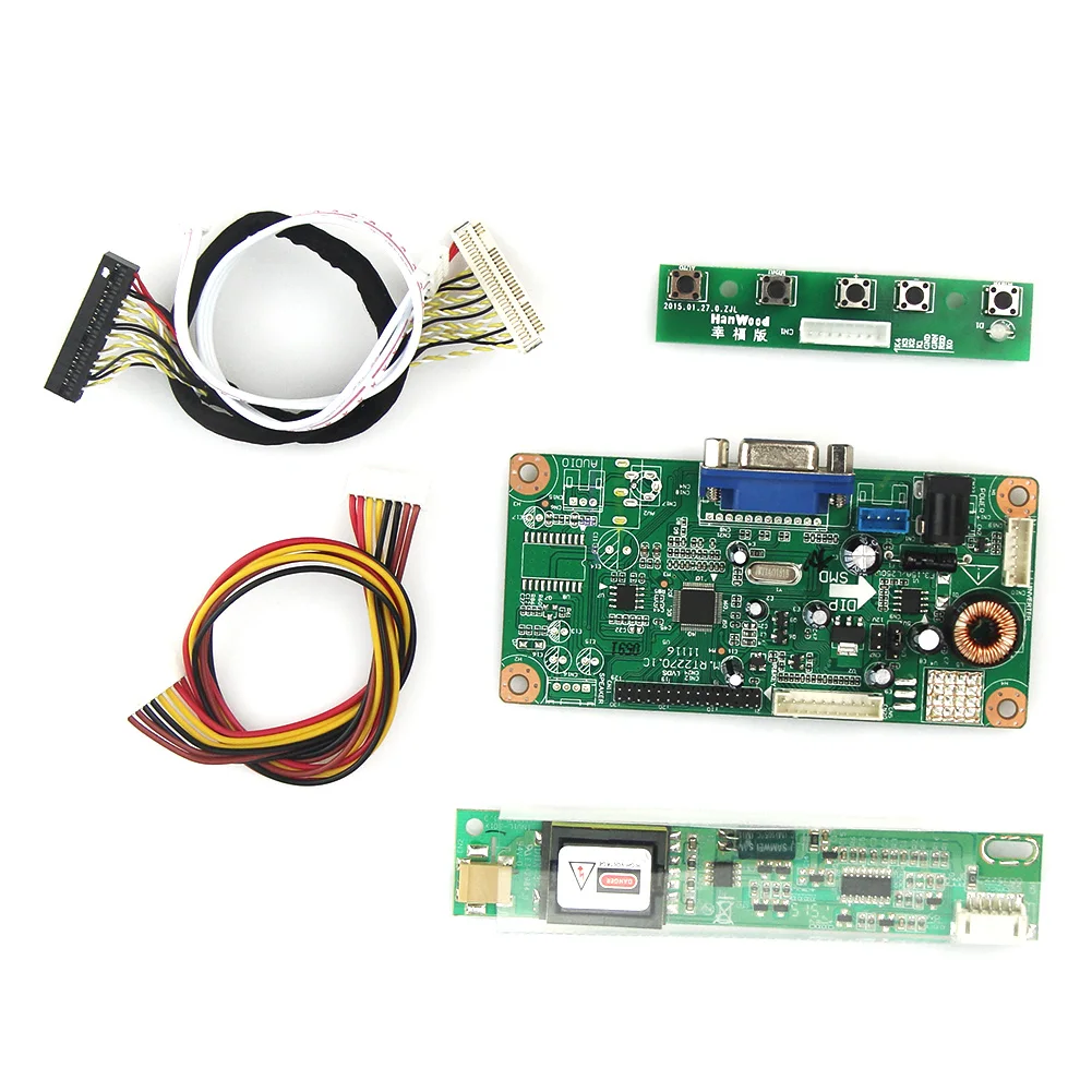 LCD/LED Control Driver Board (VGA input) For B154EW01 LTN154X3-L06 1280x800 LVDS Monitor Reuse Laptop