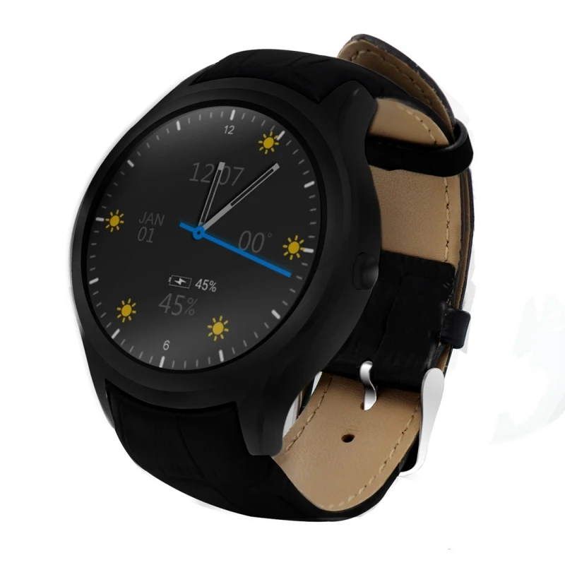  D5 + WiFi 3G Smart Watch Phone GPS Android 5.1 MTK6580 Quad Core 1G RAM 8G ROM Herzfrequenz Google 