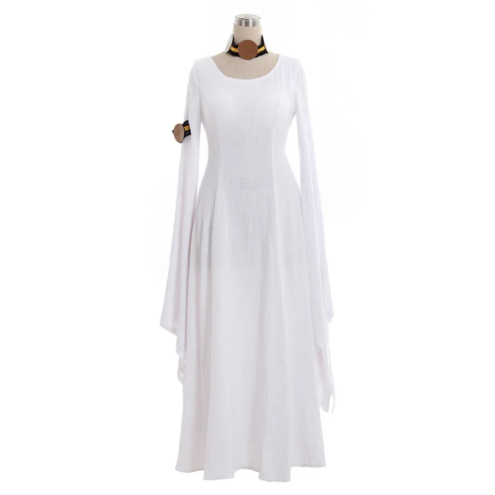 Abito medievale Cosplay Maniche Lunghe di Lino Bianco Abito Medievale  Rinascimentale 18th Century Masquerade Ball Gown Dress Costume|medieval  renaissance dresses|dress cosplaymedieval dress - AliExpress