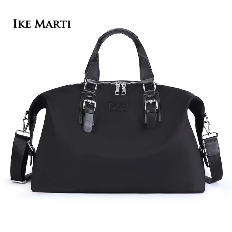 

IKE MARTI Men Women Travel Bag Duffle Bags For Traveling Weekend Sport Luggage Bag Hand Large Capacity Waterproof Black Gym Bag