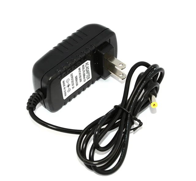 HKIXDISTE AC DC Adapter DC 12V 2A AC 100-240V Converter Adapter Charger Power Supply  US Plug Black Wholesale 4