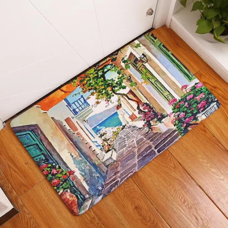 Винтажный коврик для ванной домашняя отделка кухни комнаты 40x60 см|outdoor doormat|floor