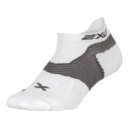 Мужские носки Вектор 2XU для бега(M(M), Белый/Серый