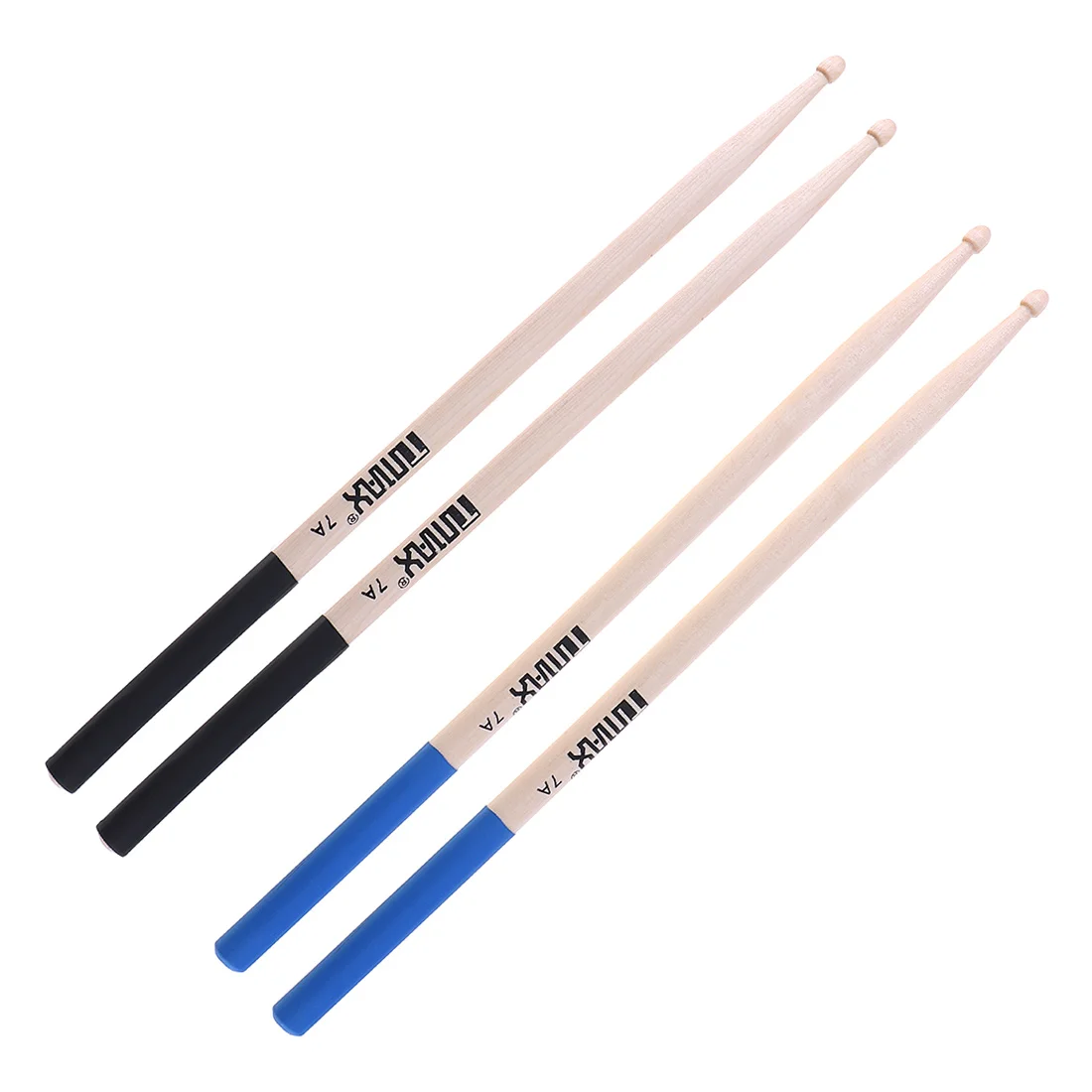 2pcs 7A Maple Drumsticks Professional Wood Drum Sticks Multiple Color