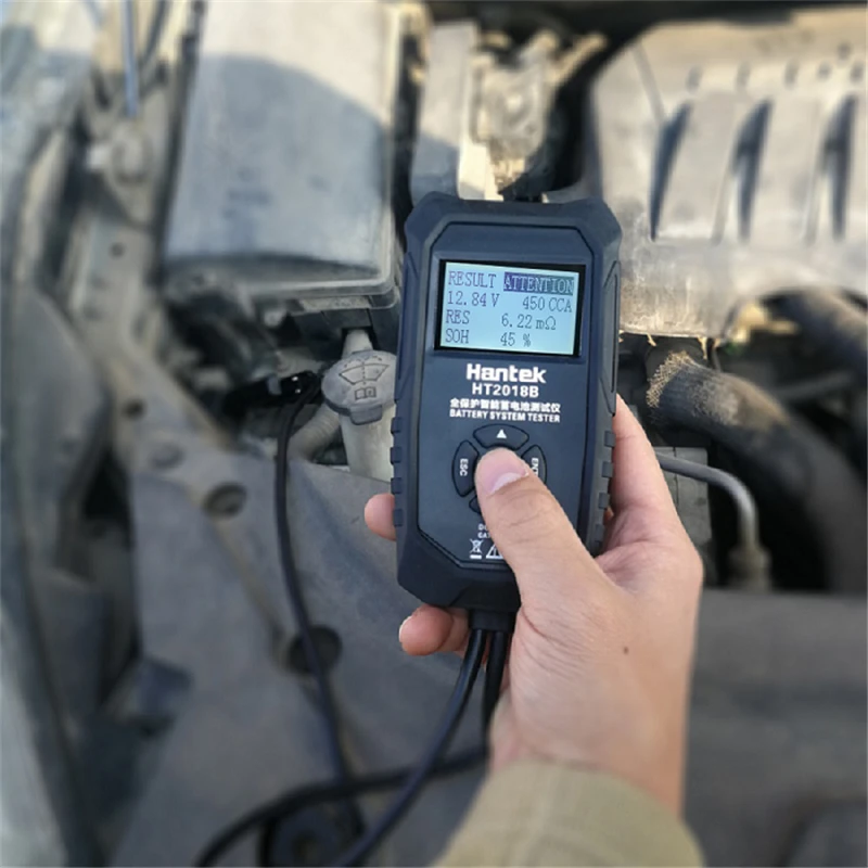 Hantek HT2018B цифровой тестер системы батареи для автомобиля ЖК-дисплей Автомобильный анализатор нагрузки Тестер диагностический инструмент 6 в/12 В/24 В