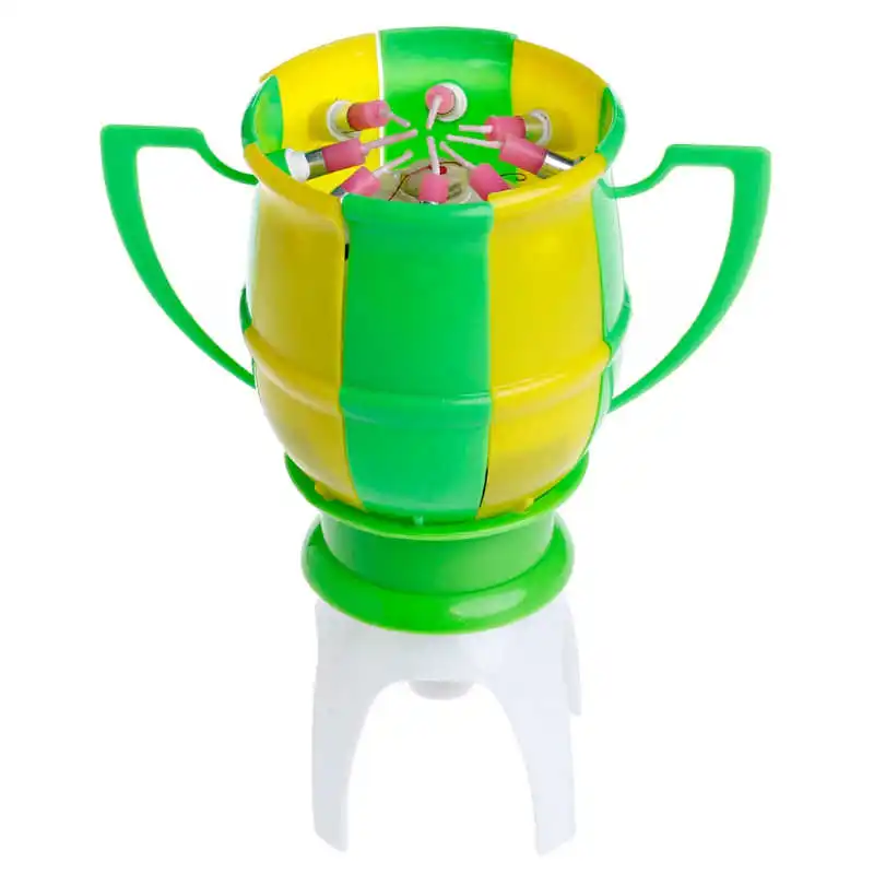 Потрясающая музыкальная футбольная чашка креативная вращающаяся музыкальная свеча с днем рождения - Цвет: YG