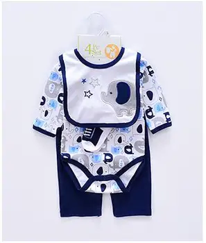 

Clothes Wear Fit For 50-57cm Silicone Reborn Baby Doll Toys dark blue 4pcs/set toddlers toy romper clothes dolls accessories
