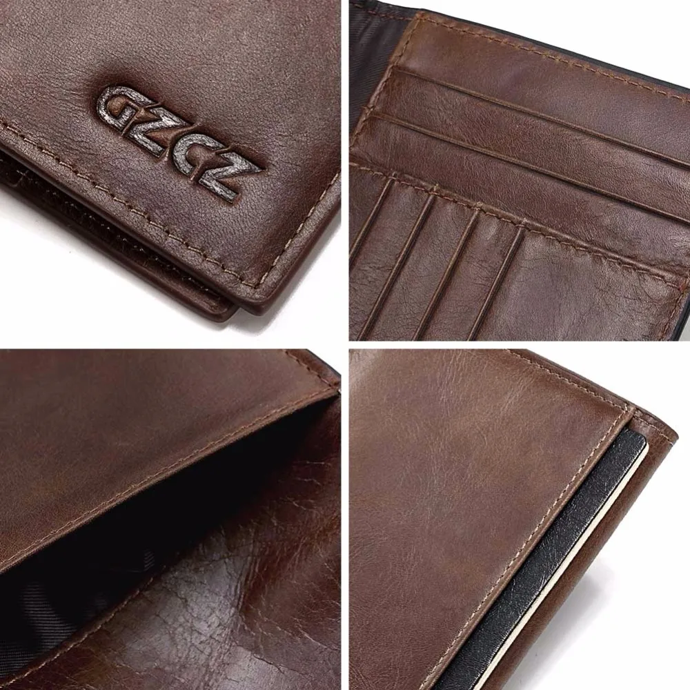 Дешево GZCZ дорожная Обложка для паспорта, Мужская натуральная кожа, высокое качество, для вождения, для документов, для мужчин, Т карта, Passcard, карман, ...