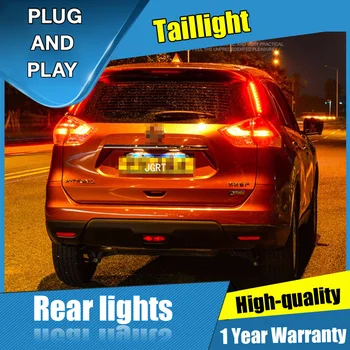 

4PCS Car Styling for Nissan X-Trail Taillights 2014-2016 for X-Trail LED Tail Lamp+Turn Signal+Brake+Reverse LED light