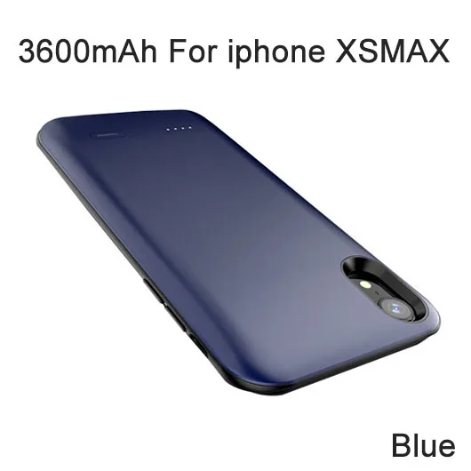 XGODY 6000 мАч чехол для зарядного устройства для Apple iphone XR XSMAX тонкий умный чехол для внешнего аккумулятора защитный чехол для iphone XR XSMAX - Цвет: 3600mAh For XSMAX