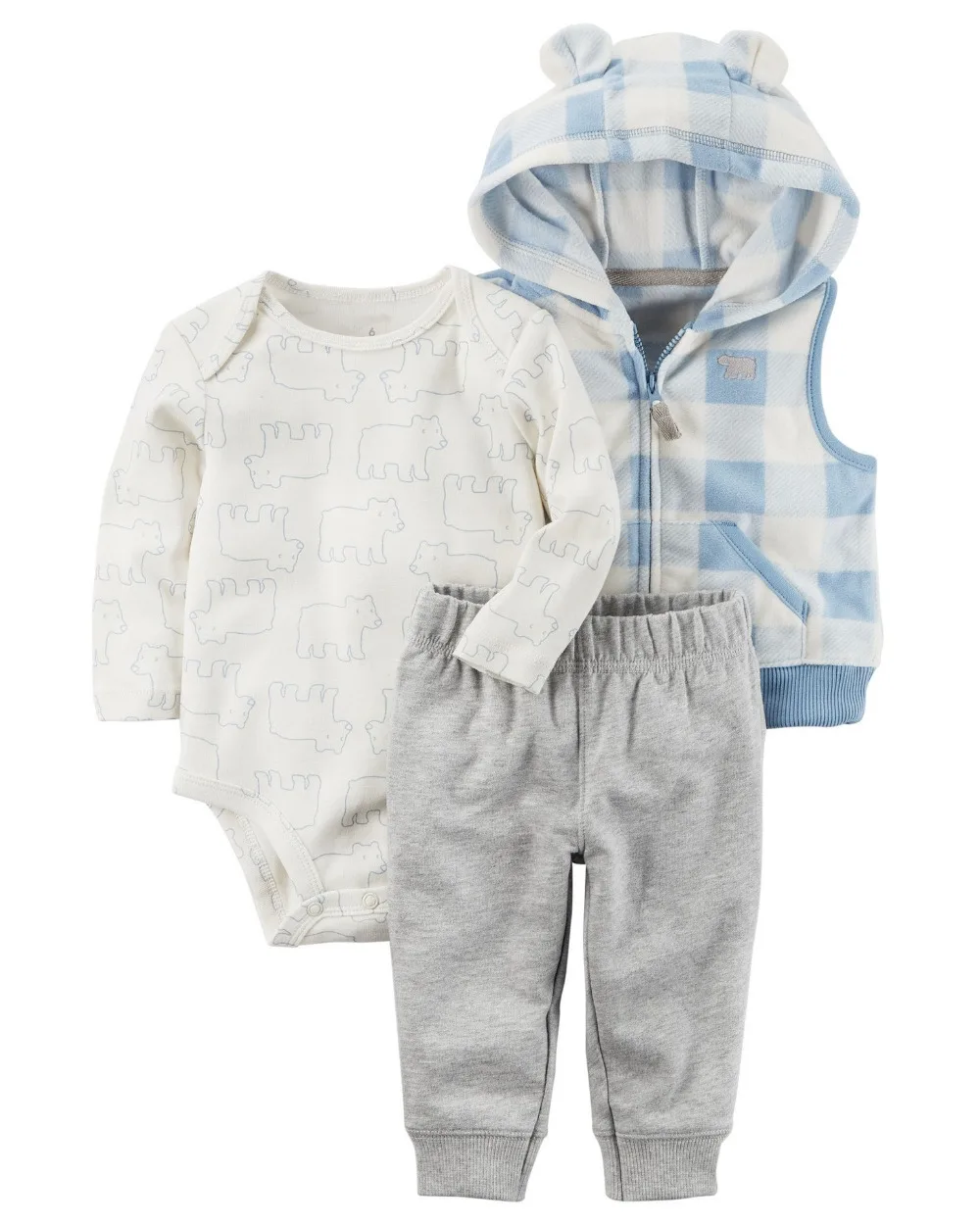 Одежда для новорожденных детская одежда детская для маленьких мальчиков и девочек одежда с длинными рукавами худи толстовки+ штаны+ боди зимний комплект из 3 предметов, комплекты