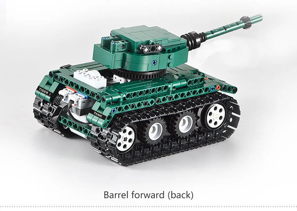 Blocos de Construção Tijolos do Exército Brinquedo para Crianças Cada Tigre Militar 1 Tanques Compatível Técnica Ww2 Mundo Alemão Educação 313 Pçs rc 18 tanques blocos de construção compatível técnica ww2
