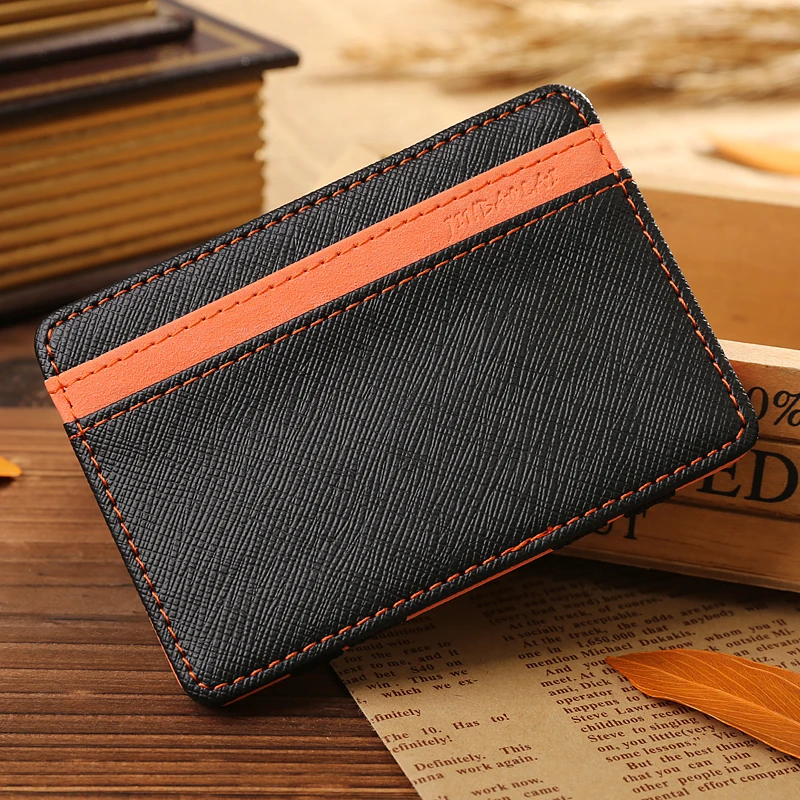 new hight quality fashion magic wallet PU leather men wallets carteira magica credit card holder male magic wallet for men