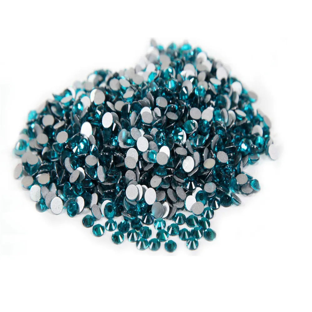 2 мм Синий Nail Art Rhinestone 1440 P су 6 Crystal Blue циркон Номера Исправлениях Flatback Стразы 3D