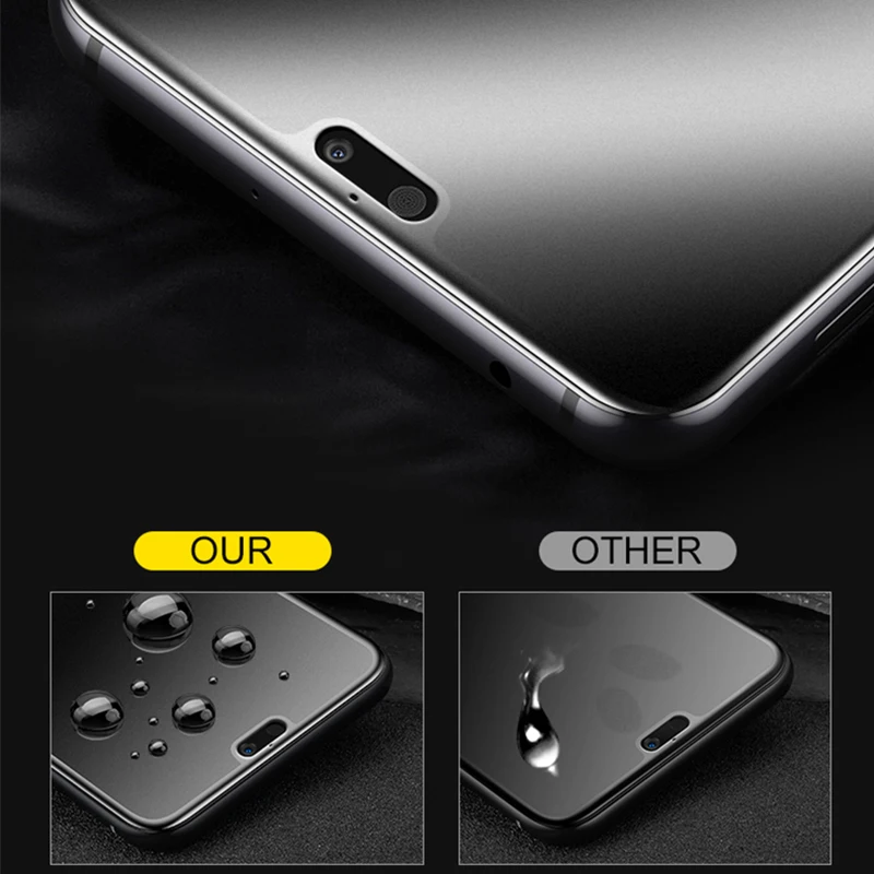 Матовое закаленное стекло для Huawei P30 P20 Mate 20 P 30 lite легкий защитный экран с полным