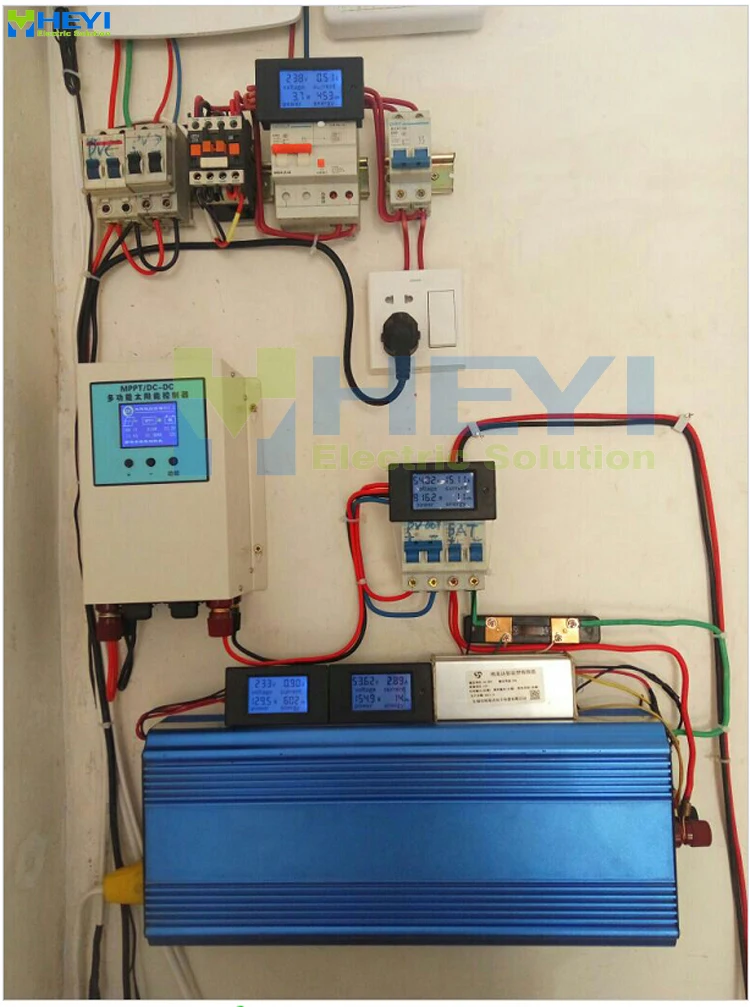 LED AC power monitor energy metering Tipical Case