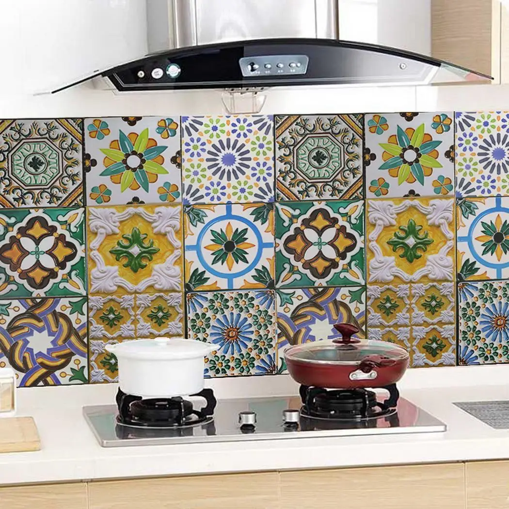Горячие DIY мозаичные настенные плитки наклейки линия талии стикеры кухня клей