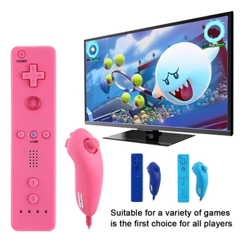 

Marsnaska For Nintend Wii Wireless GamePad Remote Controle Without Motion Plus+Nunchuck Controller Joystick For Nintendo Wii