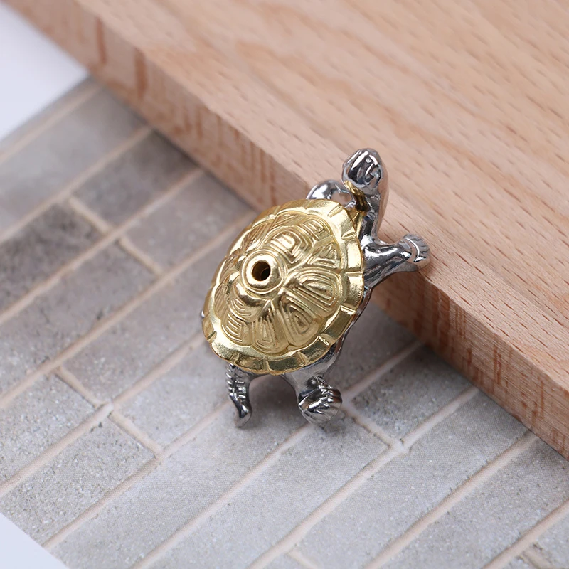 

1holes Alloy Tortoise Incense Burner Holder Censer Plate For Sticks & Cones Home Decor Use In Home Teahouse