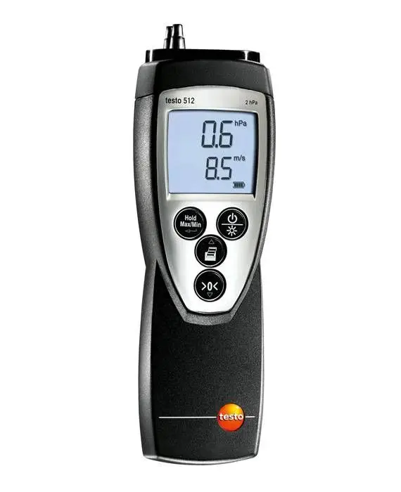 Прибор для измерения дифференциального давления Testo 512 0 2000 hPa 0560 5129|Манометры| |