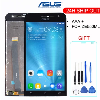 

Original 5 inch 1280x720 LCD For ASUS Zenfone 2 ZE500CL Display Touch Screen with Frame ZE500CL Z00D LCD Digitizer Replacement