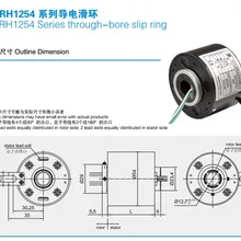 12 контурных проводящих сквозного отверстия скольжения кольцо SRH1254-12