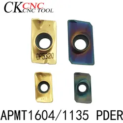 10 шт. APMT1135PDER APMT1604PDER DP5320 вставки карбида ЧПУ инструменты фрезерный станок фреза токарного станка с ЧПУ мельницы фреза