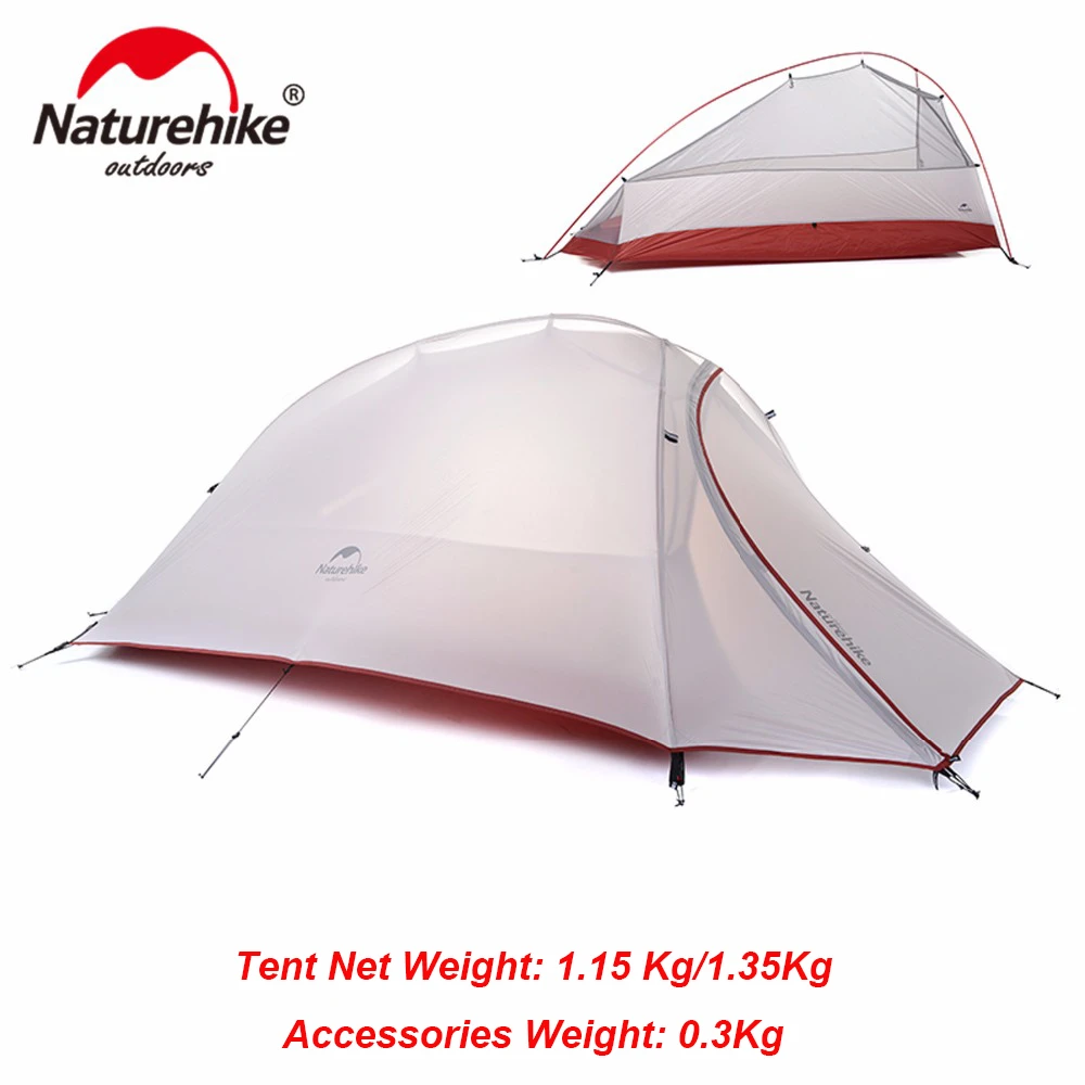 Naturehike Ultralight 1 Person Tent Waterproof Backpacking Tent for Camping Cycling Hiking