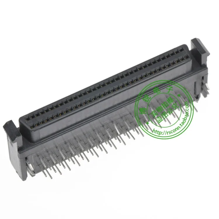 FOXCONN SCSI connector spacing 1.27 68PIN 68 degree bend foot strap buckle QA11343-P11 | Обустройство дома