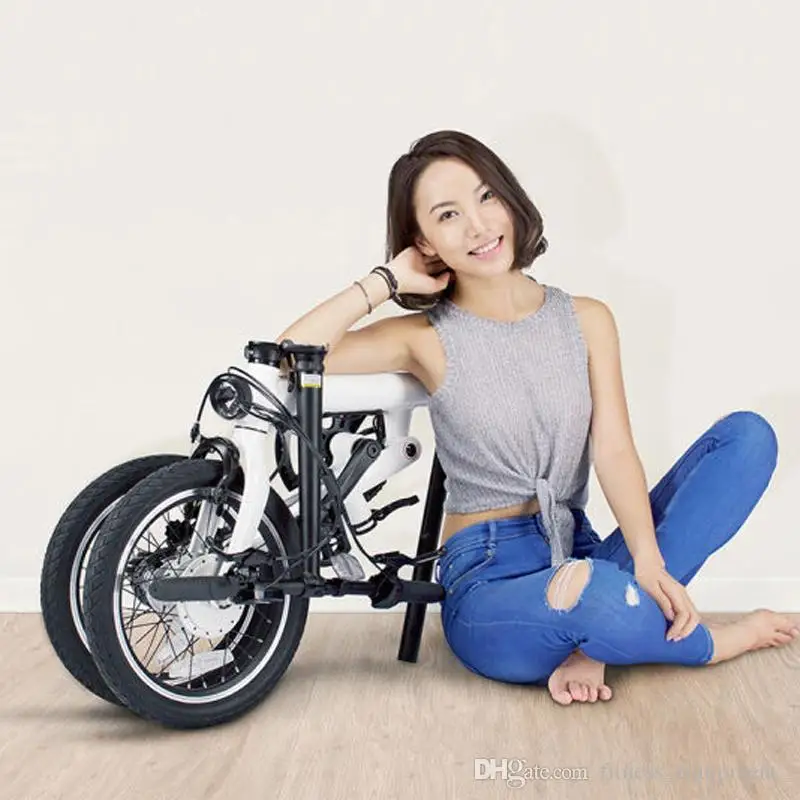 Оригинальные xiaomi Смарт электрические велосипеды велосипед портативный Qicycle e