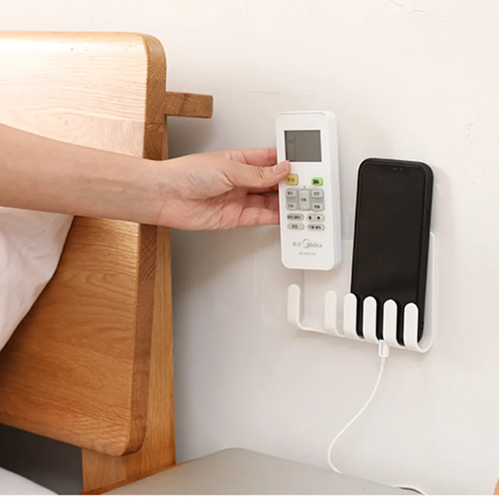 

2019 new simple European and American style home kitchen bedside table bathroom wall wall single layer multi-function rack tide