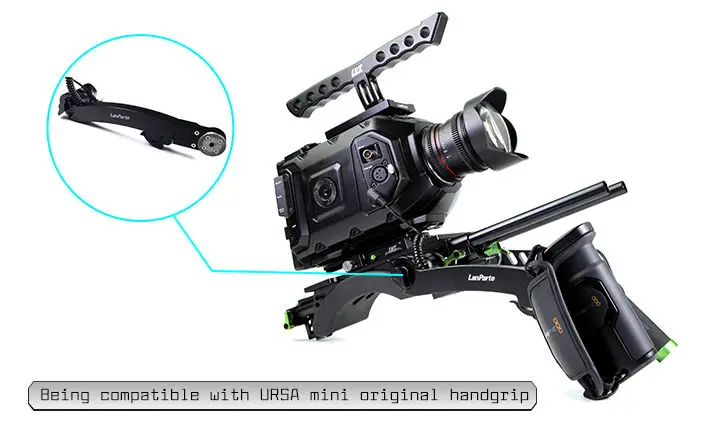Lanparte плечевое крепление для поддержки базового комплекта BMD Blackmagic URSA мини