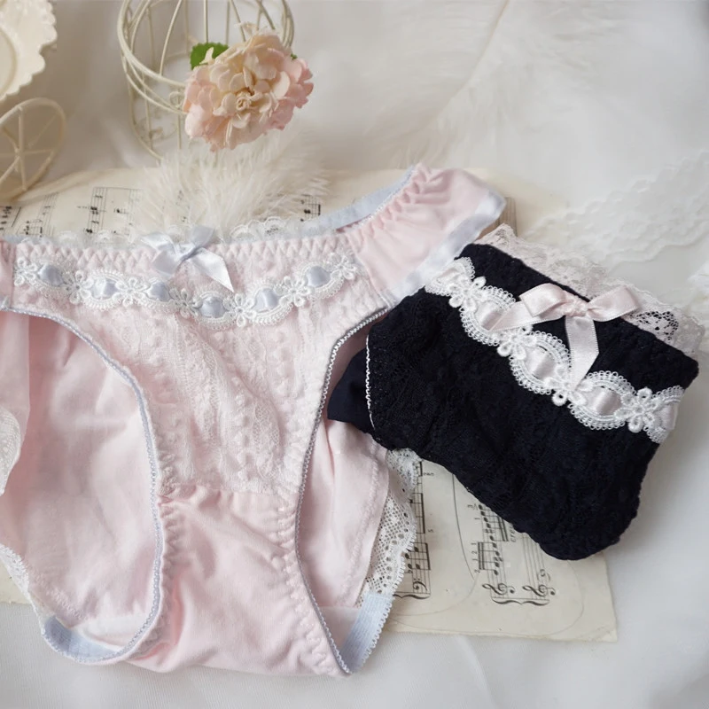 Princess sweet lolita underwear Japanese court pure cotton lace bubble