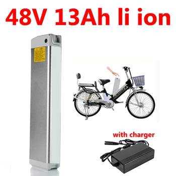 

GTK Beam lithium battery 48v 13AH li ion battery 18650 BMS Detachable internal battery for 1000W ebike scooter +3A charger