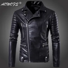 Большие размеры 5XL мужские кожаные куртки Европа и Америка высокое качество тонкие мотоциклетные кожаные куртки Молодежная популярная куртка-бомбер