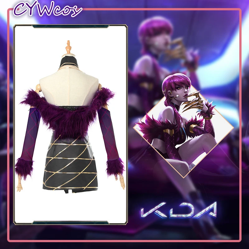 KDA Evelynn LOL Cosplay K/DA Idol Singer Agony's Embrace Evelynn Cosplay Costume Women Dress Uniforms Party Costumes KDA Evelynn LOL Cosplay K/DA Idol Singer Agony's Embrace Evelynn Cosplay Costume Women Dress Uniforms Party Costumes