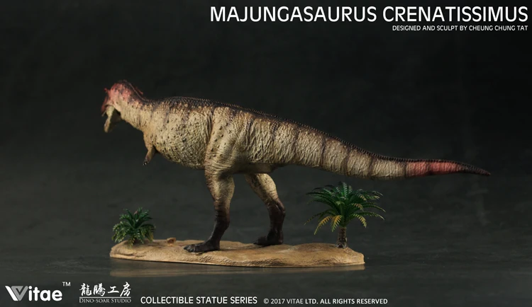1:35 динозавр Юрского периода модель мира сценария набор Majungasaurus Crenatissimus Deperer 1986 Carcharodontosaurus