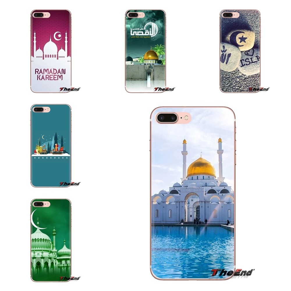 Прозрачные мягкие чехлы для Xiaomi Mi4 Mi5 Mi5S Mi6 Mi A1 A2 5X 6X 8 9 Lite SE Pro Max Mix 2 3 2S Islam Mosque sign |