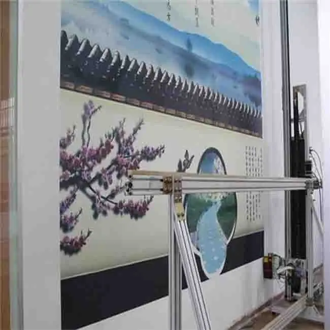 

Industrial Large Format Vertical Textile Inkjet Ink UV wall Printer for Background Wall