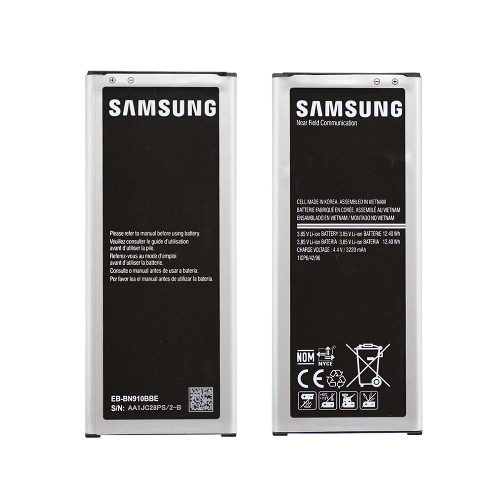 Аккумулятор EB-BN910BBE для samsung GALAXY note 4 N910A N910U N910F N910H 3220 мАч аккумулятор с NFC EB-BN910BBU